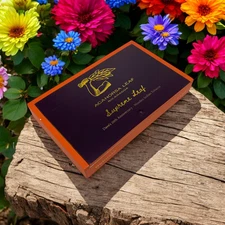 Aganorsa Leaf Supreme Leaf 20th Robusto Empty Wooden Cigar Box 9.5x6x1.25