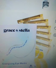 Grace And Stella Energizing Under Eye Mask Gold 6 Pairs Gel Eye Patches For Dark
