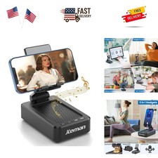 Cell Phone Stand with Wireless Bluetooth Speaker and Anti-Slip Base HD Surrou...