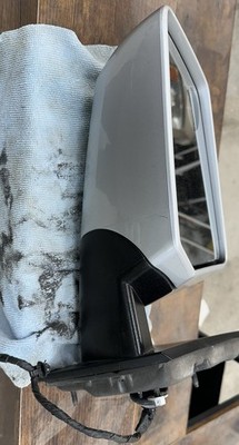 2018-2021 Chevy Traverse Left Driver Side View Mirror Door Assembly Silver Used