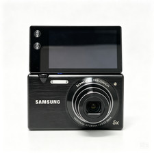 Black Samsung MV800 16.1MP Selfie Touch Screen CCD Camera 5x Optical Zoom