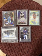 Topps Panini Bowman Leaf Autographed Rookie NBA NFL MLB Cards Trout Simons