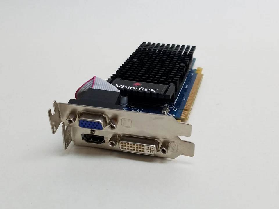 VisionTek Radeon HD 5450 512 MB DDR3 PCIe x16 Scheda Video A Basso Profilo - Immagine 2 di 3