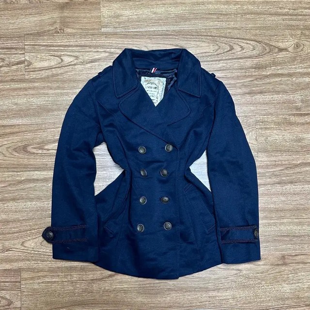 Vintage Double Button Lace Coat Unique Style