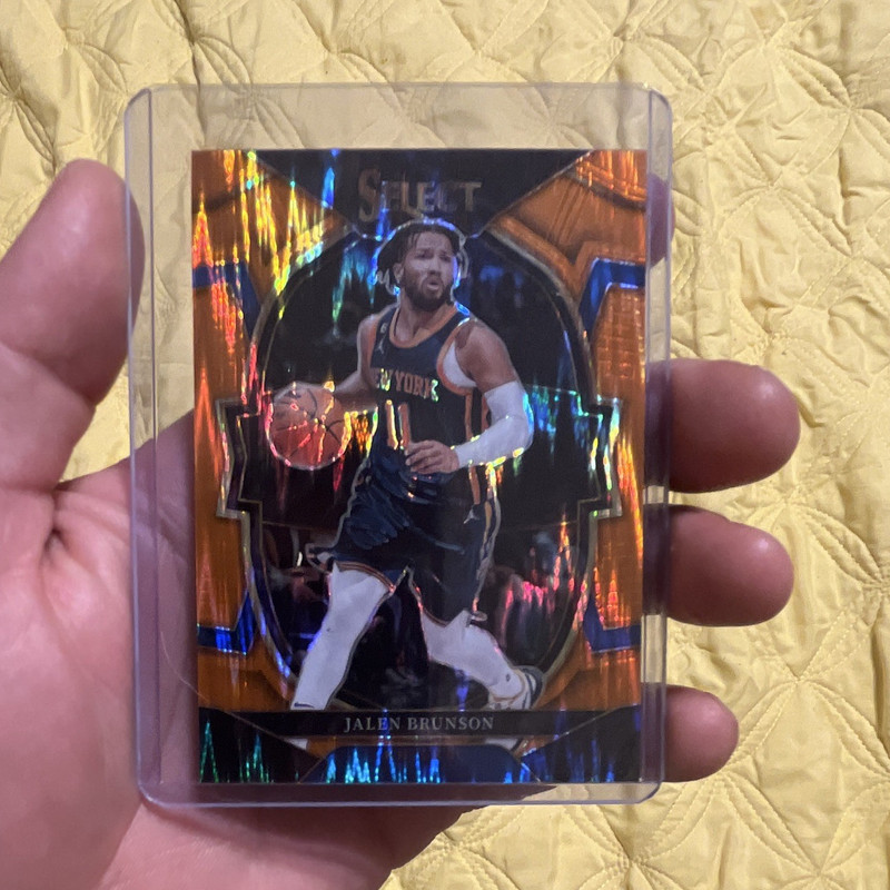 Panini 2022-23 Select Jalen Brunson #22 Prizm Parallel New York Knicks