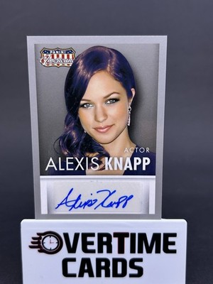 ALEXIS KNAPP Signed 2015 Panini Americana Signatures #S-AK Autograph SP AUTO