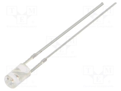 orange 500÷750mcd LED Anz. Ausg: 2 140° 5VDC 3mm Front: flach