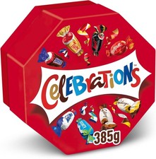 Celebrations Chocolate Gift Box, 385g Assorted Chocolates 385 g (Pack of 1) 