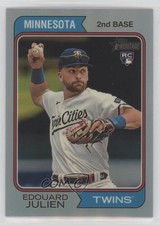 2023 Topps Heritage High Number Chrome Refractor 81/374 Edouard Julien #589 2g8