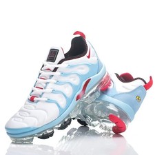 Nike Air VaporMax Plus TN White/blue Men's Air cushion Sports Shoes Brand New