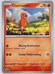Charmander 004/165 Scarlet & Violet 151 Common