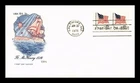 Dr Jim Stamps 15C Fort McHenry Flag Coil Pair First Day Cover House of Farnam