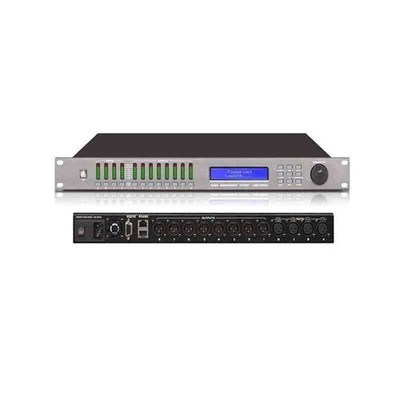 DS48 24Bit 96KHz Digital Audio Processor 4 Input 8 Output Ports Silvery Panel