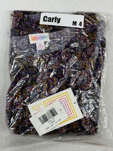 New Women's LuLaRoe Carly High Low Summer Casual Short Sleeve Dress Medium 4