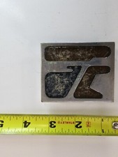 dc  belt buckle metal cover advertising