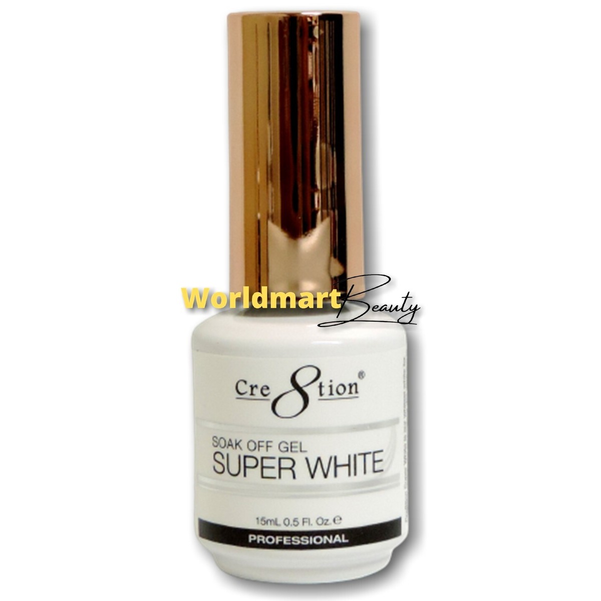 Cre8tion Soak Off Gel Super White 0.5oz - Buy 5 Get 1 Size 0.5oz Free Cre8tion Soak Off Gel Super White 0.5oz - Buy 5 Get 1 Size 0.5oz Free