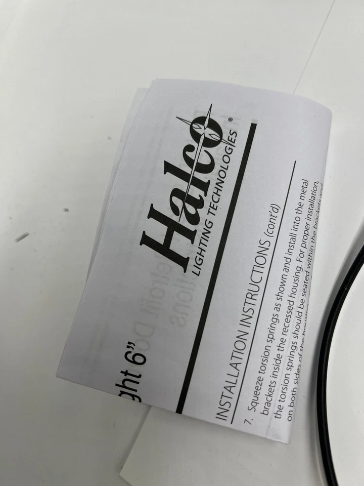 (QTY 2) Halco 6" ProLED Select Retrofit Downlight 87984 120V 10.5 Watt Dimmable - Image 2 of 4