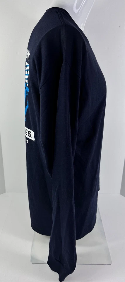 Champion 2022 NCAA Womens Final Four Long Sleeve Shirt Mens Gray Tee Size L - Image 3 of 4