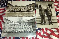 RPPC PHOTOGRAPH POSTCARD COLLECTION. WWII U.S. SOLDIERS AND UNITS IDENTIFIED.
