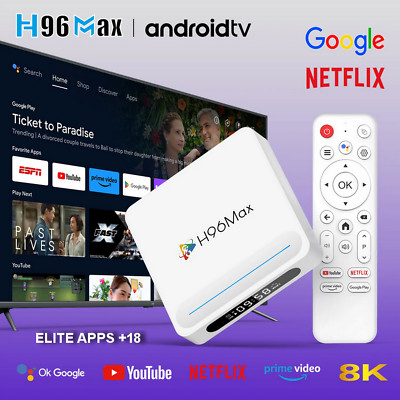 G1N H96 Max TV Box Android 14 Allwinner H618 PLUS 8K ELITE TV vs os10 vSeebox El