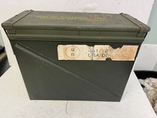 Lg Ammo Can 30mm Army U.S. Military, 18"L Olive Green Storage Box Great Cond 
