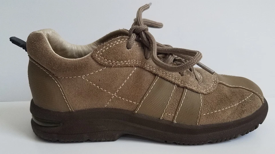 Boys Stride Rite Shoes Size 10.5 Barney Brown Suede Casual Dress - Image 3 of 4