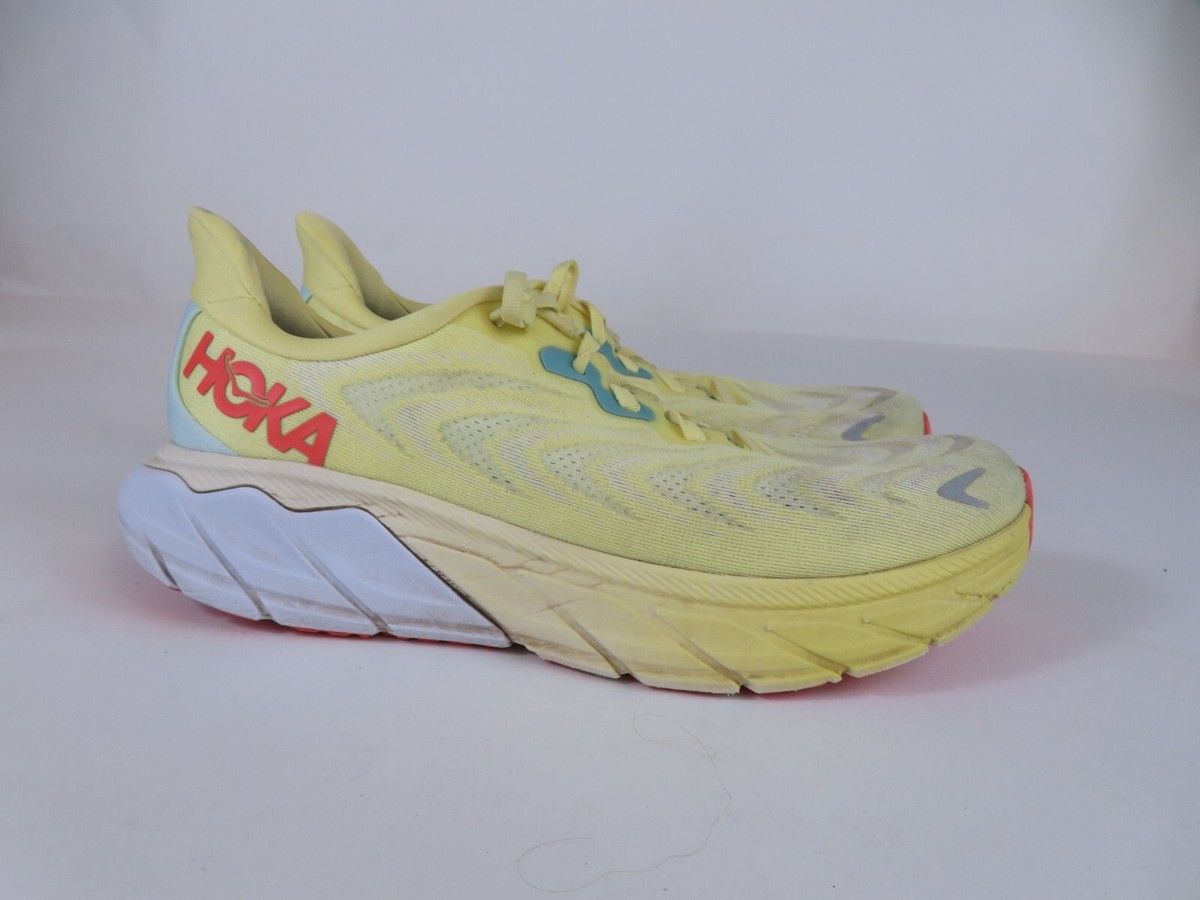 Hoka One One Arahi 6 Womens 10.5 B Shoes Yellow Running Walking