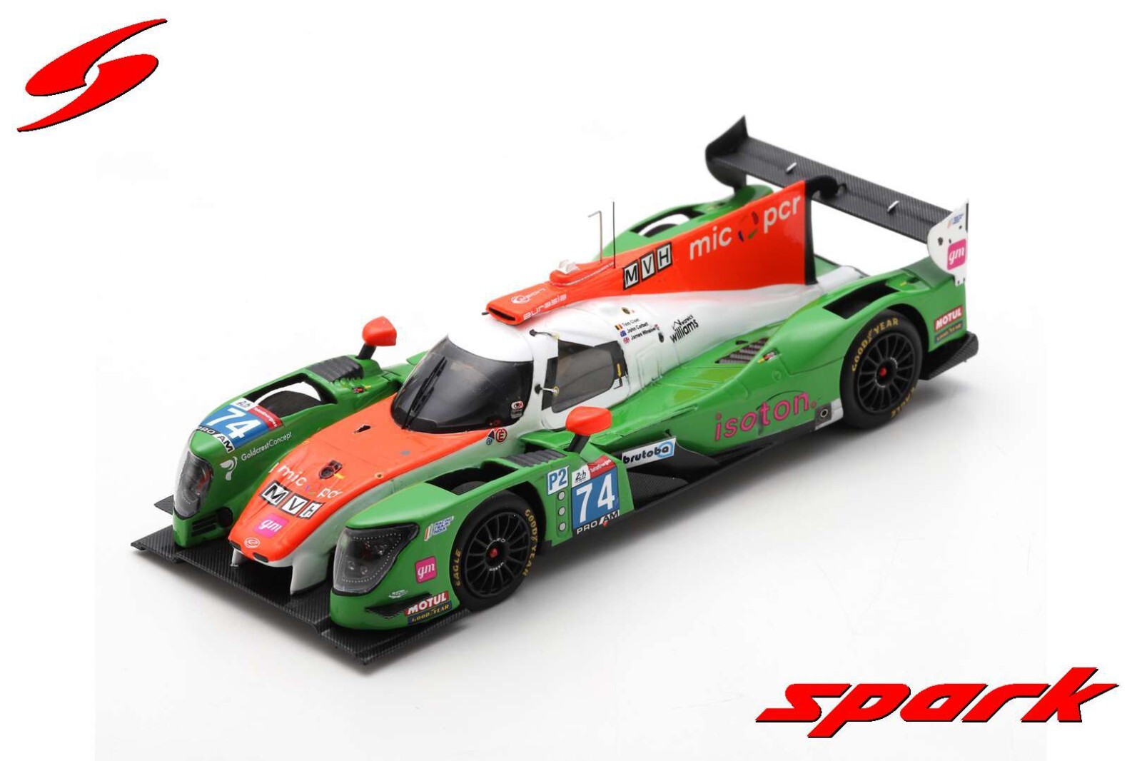 Ligier JS P217 Spark voiture miniature 1/43 pour exposition en vitrine de passionné