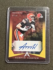 Austin Hooper - 2021 Chronicles Ascension AUTO #ASC-AHO Gold /10 Browns Titans