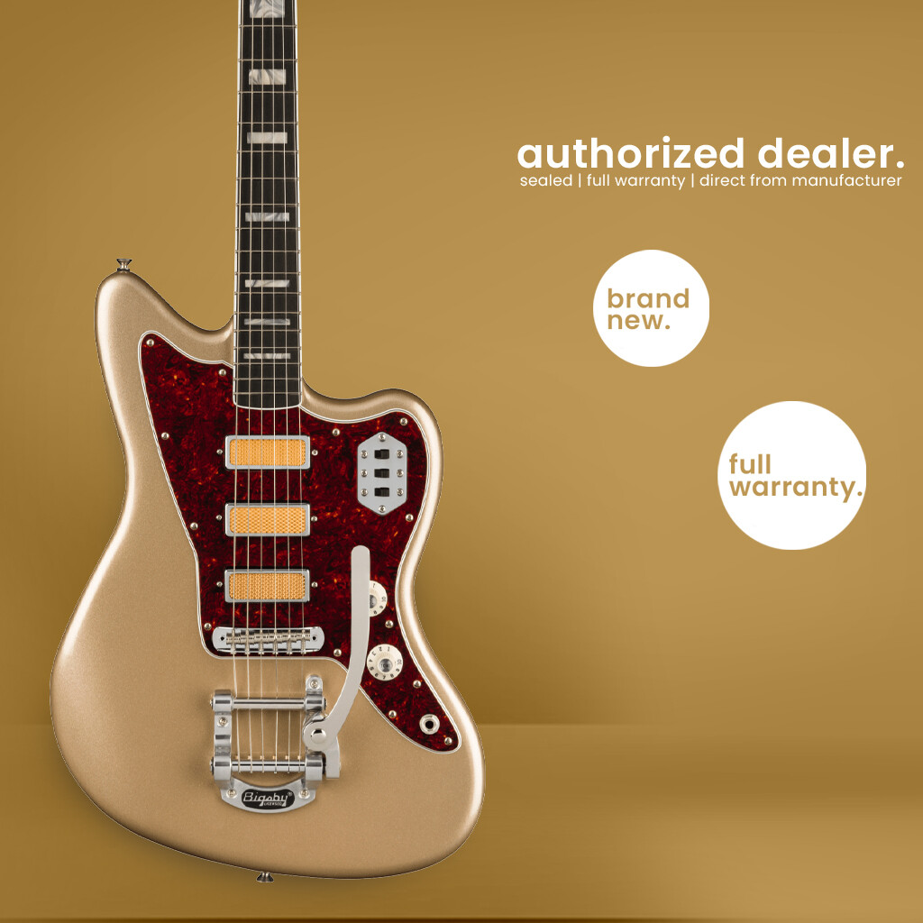 Fender Gold Foil Jazzmaster | Shoreline Gold | Electric Guitar