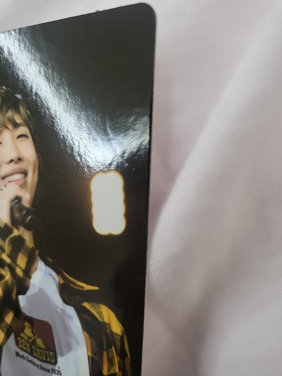BTS FAN MEETING JAPAN FMV3 DVD OFFICIAL PHOTOCARD NAMJOON RM