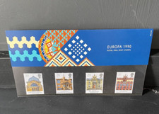 Royal Mail Mint Stamps Europa 1990 Presentation Pack Number 206  6. 3. 1990