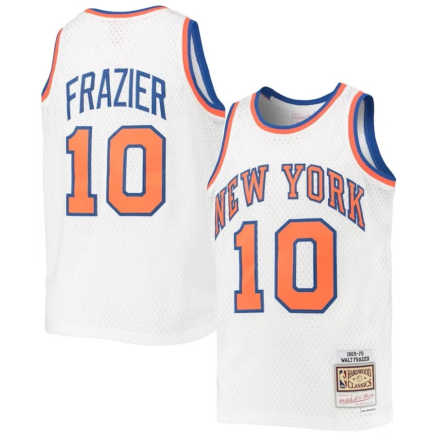 Walt Clyde Frazier 1969 70 New York Knicks Mitchell Ness White