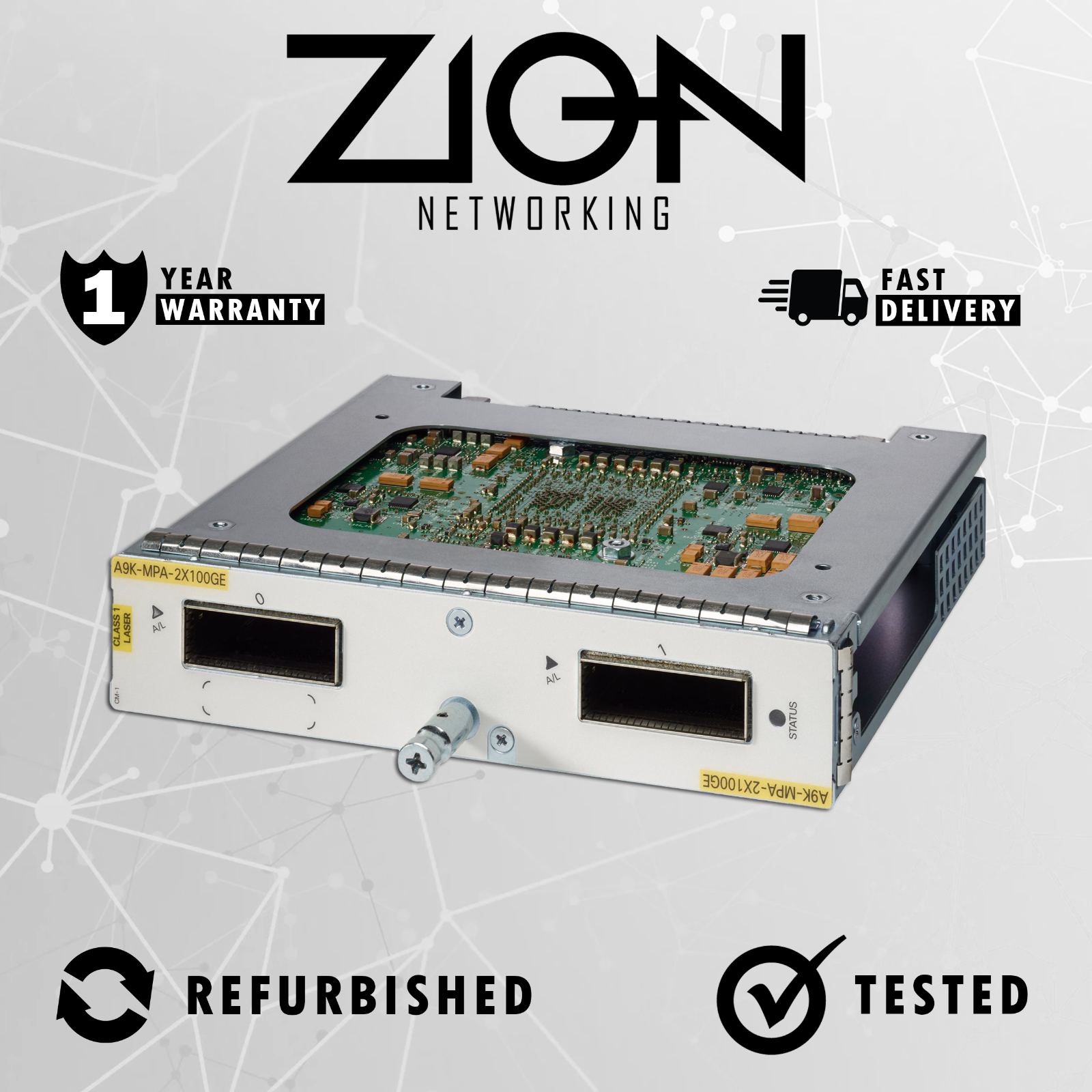 Cisco Cisco A9K-MPA-2X100GE Module 2-port 100-Gigabit Port Adapter ASR ...