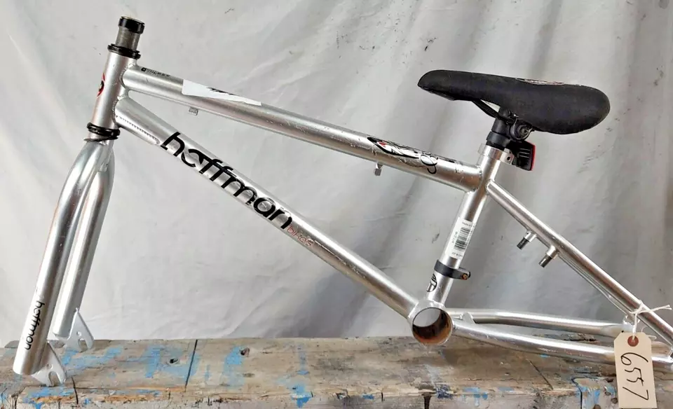 Cuadro de bicicleta BMX Hoffman B Cirrus 2015 11" acero negro nueva escuela ¡estilo libre retro! Foto 2 de 4