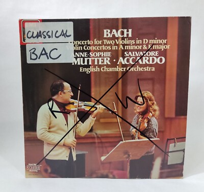 Bach - Concerto for Two Violins in D Minor, A Minor, F Major- Music Vinyl Record