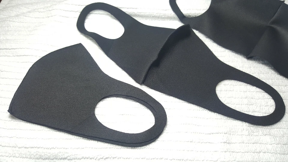 100 Pack Face Mask Reusable Washable Breathable Unisex Black Face Mask USA - Image 2 of 4