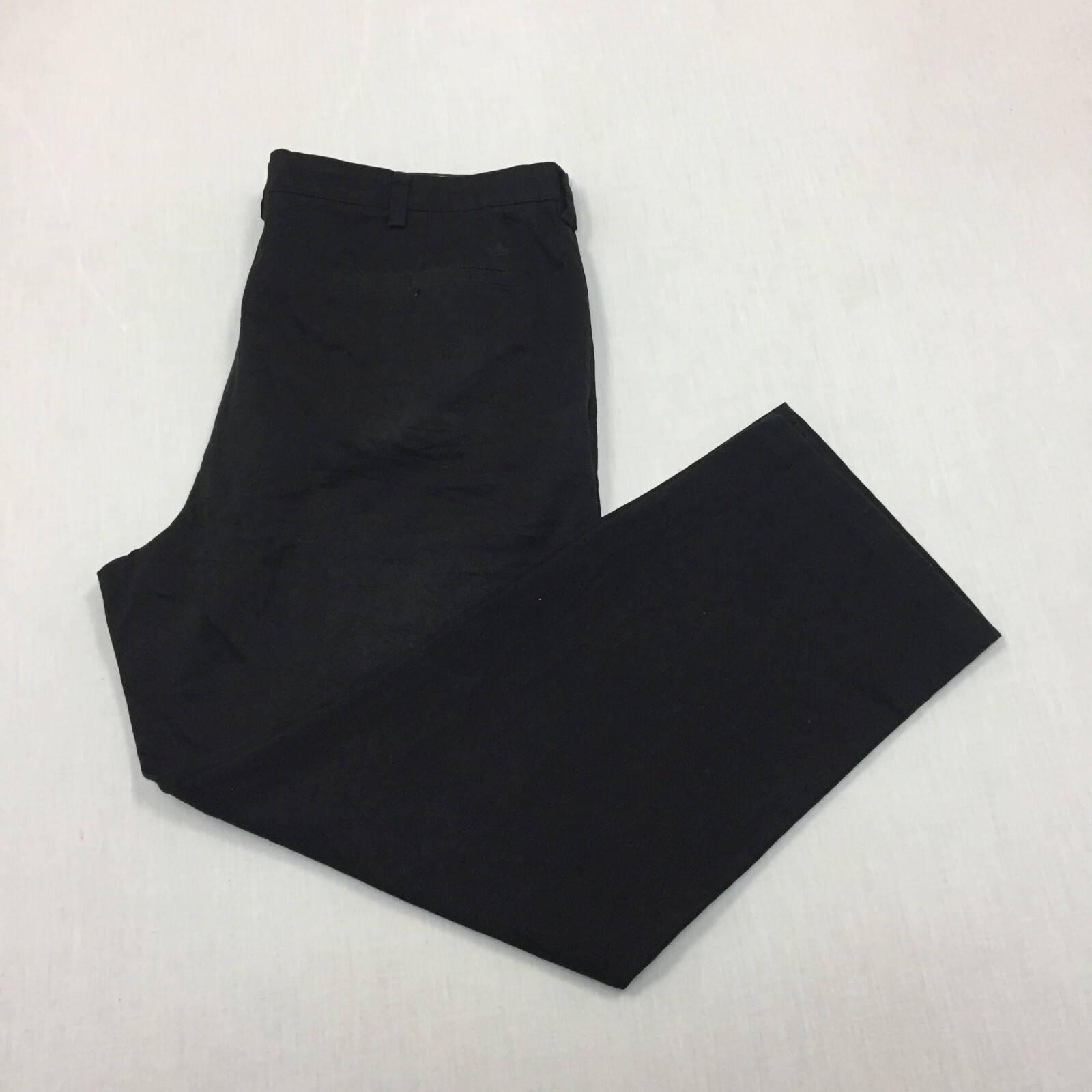 Dockers Chino Trousers Cotton Pants Straight Fit Mens Size 40W 30L Black