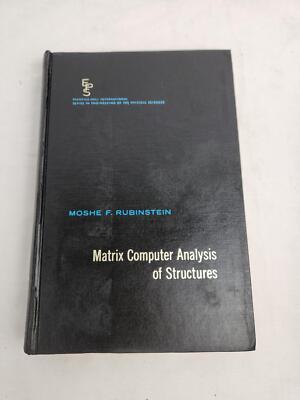 Matrix Computer Analysis of Structures by Hurty, Rubinstein