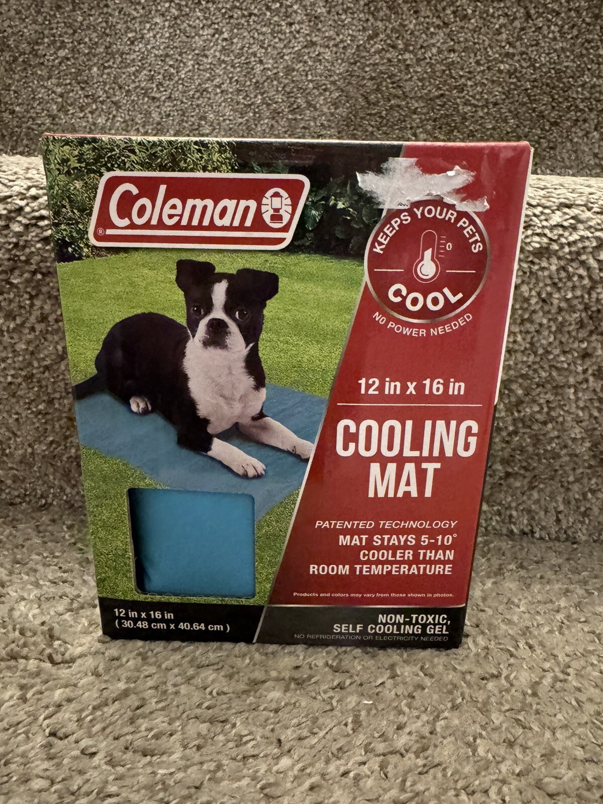Coleman Pet Cooling Mat Blue 12 x 16in Self Cooling Brand New eBay