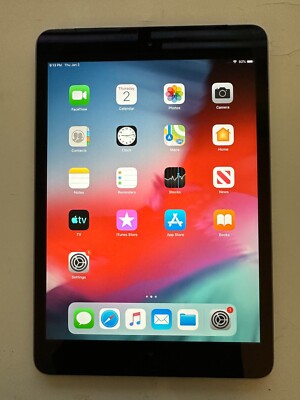 Apple iPad Mini 2 32GB, Wi-Fi + Cellular (unlocked), 7.9 in - Space Gray (Clean)
