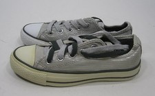 Converse Shoes Chuck Taylor Ox All Star Gray Silver Sneakers Women size 5