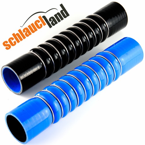 ULTRA-FLEX TUBO flessibile CURVA 0-40° Gradi SILICONE Manicotto Gomma Corrugato - Afbeelding 3 van 7