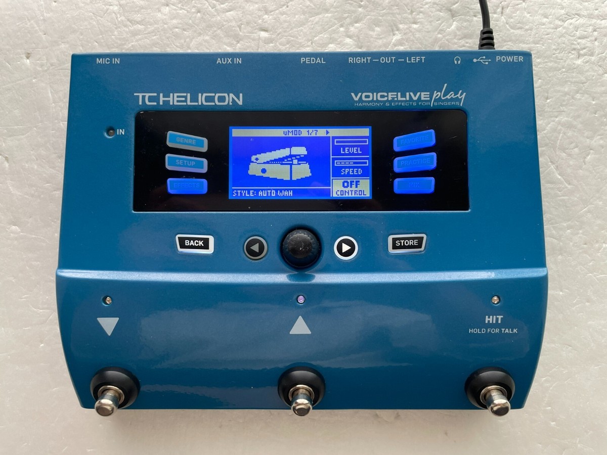 TC-Helicon VoiceLive Play Vocal Effect Processor Pedal with
