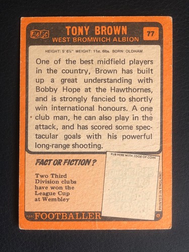 A&BC Fußballer Fußballkarten 1970-71 - Bild 151 von 171