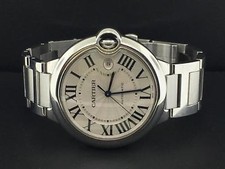 Cartier Ballon Bleu 42mm Stainless Steel Silver Guilloche Dial Ref. W69012Z4 2