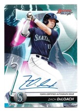 2020 BOWMAN'S BEST ZACH DeLOACH BEST OF 2020 ROOKIE AUTOGRAPH (MARINERS) B20-ZD