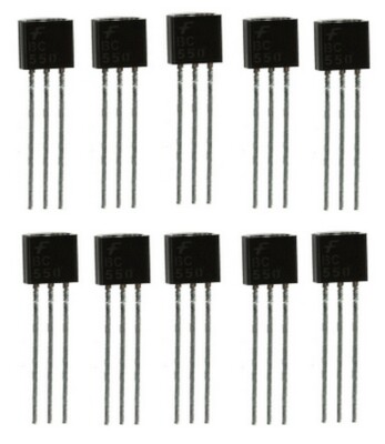 Transistor 2N4403 PNP 40V 0.6A TO92 10 Stück (0011)