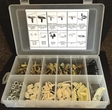 Buick 130x Door Body Side Moulding Fasteners Exterior Trim Clips Kit NOS 