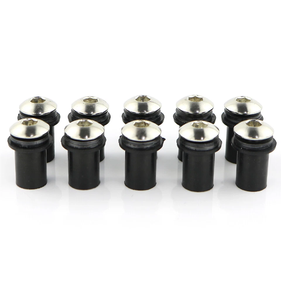10PCS Windshield Bolts Aftermarket Fit For Yamaha WR250F 03-16 WR250R 2008-2018 - Image 4 of 4